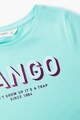 Mango Tricou din bumbac cu imprimeu text Fete