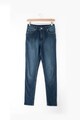 Cheap Monday Blugi skinny fit cu talie inalta si aspect decolorat, Unisex Femei