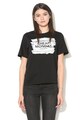 Cheap Monday Tricou cu decolteu rotund si imprimeu Breeze Femei