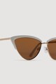 Mango Ochelari de soare cat-eye cu design retro Katniss Femei