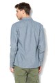 BLEND Вталена риза с лен и джоб на гърдите Мъже