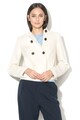 United Colors of Benetton Gyapjú tartalmú dzseki rövid gallérral női