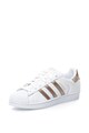 adidas Originals Pantofi sport de piele cu logo Superstar Femei