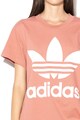 adidas Originals Tricou supradimensionat cu logo Big Trefoil Femei