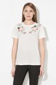 Zee Lane Denim Тениска с флорална апликация Жени