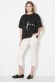 Zee Lane Denim Тениска със свободна кройка и декоративна връзка Жени