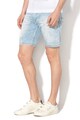 Versace Jeans Bermude slim fit din denim cu aspect deteriorat Barbati