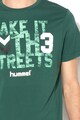 Hummel Tricou cu imprimeu text Pete Barbati