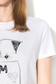 Max&Co Памучна тениска DORALICE с бродерия Жени