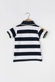 Dr. kid Tricou polo cu model in dungi, bleumarin inchis, alb, 146 CM Baieti