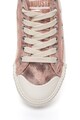 Pepe Jeans London Pantofi sport mid-high cu aspect stralucitor Femei