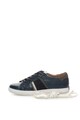 Pepe Jeans London Pantofi sport de piele si piele intoarsa Preston Barbati