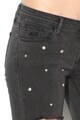 Tally Weijl Blugi skinny cu rupturi decorative si nituri Femei