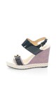 Geox Sandale wedge cu aspect lacuit Janira Femei