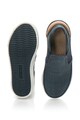 Geox Pantofi slip on din piele sintetica si denim Kilwi Baieti
