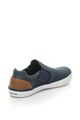 Geox Pantofi slip on din piele sintetica si denim Kilwi Baieti