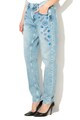 Pepe Jeans London Blugi comfort fit cu broderie florala Maddie Femei