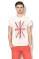 Pepe Jeans London Tricou slim fit cu imprimeu grafic Flag Barbati