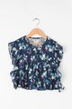 Pepe Jeans London Bluza cu imprimeu floral si garnituri cu volan Tiara Fete