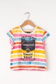 Andy Warhol by Pepe Jeans Tricou in dungi cu imprimeu grafic Candela Fete