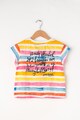 Andy Warhol by Pepe Jeans Tricou in dungi cu imprimeu grafic Candela Fete