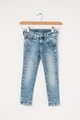 Pepe Jeans London Blugi skinny fit cu aspect decolorat Pixlette Fete