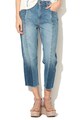 Pepe Jeans London Blugi capri comfort fit cu terminatii franjurate Patchy Femei