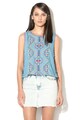 Pepe Jeans London Top din chambray cu broderii cu model etnic Nala Femei