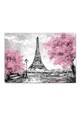 Startonight Tablou DualView  Parisul Roz, Abstract, Luminos in intuneric, 70 x 100 cm Femei