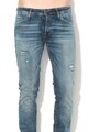 Jack & Jones Blugi slim fit cu aspect deteriorat si decolorat Glenn Barbati