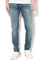 Jack & Jones Blugi slim fit cu aspect deteriorat si decolorat Glenn Barbati