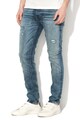 Jack & Jones Blugi slim fit cu aspect deteriorat si decolorat Glenn Barbati