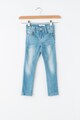 NAME IT Blugi skinny cu aspect decolorat si talie ajustabila Polly Fete