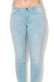 JdY Blugi crop skinny fit cu terminatii franjurate Femei