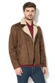 Jack & Jones Jacheta aviator de piele shearling sintetica Marlow Barbati