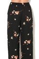 Only Pantaloni cu croiala ampla si model floral Femei