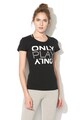 Only Play Tricou sport cu imprimeu logo Ria Femei