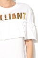 Only Tricou cu aplicatie text Brilliant Femei