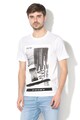 Only & Sons Tricou cu decolteu rotund si imprimeu grafic Sean Barbati