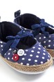 JoJo Maman Bebe Обувки Mary Jane с апликация с ефект на юта Момичета