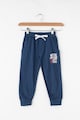 Zee Lane Kids Pantaloni jogger cu imprimeu text Baieti