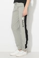 Zee Lane Pantaloni jogger cu imprimeu text Femei