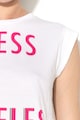 GUESS Tricou crop cu imprimeu logo, pentru fitness Femei