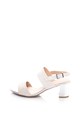 Caprice Sandale slingback de piele cu toc masiv Femei