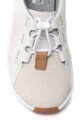 Clarks Pantofi sport din piele cu aspect texturat Tri Weave Fete