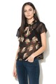 GUESS JEANS Bluza transparenta cu imprimeu floral Femei