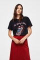 Mango Tricou cu decolteu la baza gatului Rolling Stones Femei