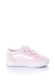 Vans Pantofi sport cu insertii din piele intoarsa si velcro OLD SKOOL Baieti