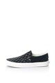 Vans Pantofi slip-on de piele si piele intoarsa, in carouri CLASSIC Barbati