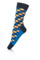 Happy Socks Sosete cu imprimeu geometric, Unisex Femei